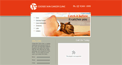 Desktop Screenshot of coogeeskincancer.com.au